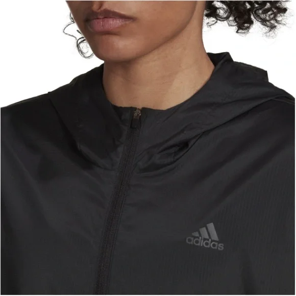 NWT 🖤 Adidas Women’s sports jacket adidas RN FAST JKT windbreaker - Picture 4 of 6